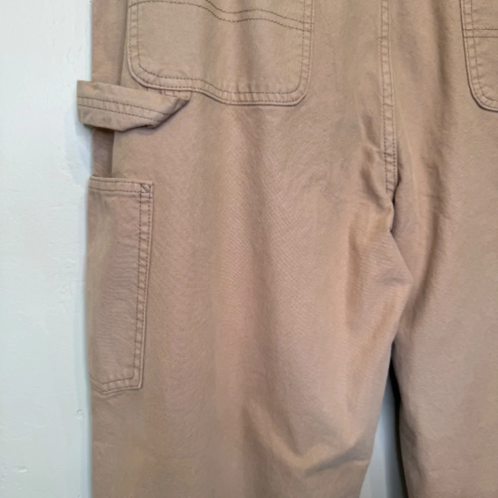 ASOS | NWT High Waisted Carpenter Outdoors Minimal Cargo Utility Pocket Pants - Picture 7 of 13